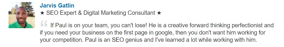 testimonial jarvis gatlin